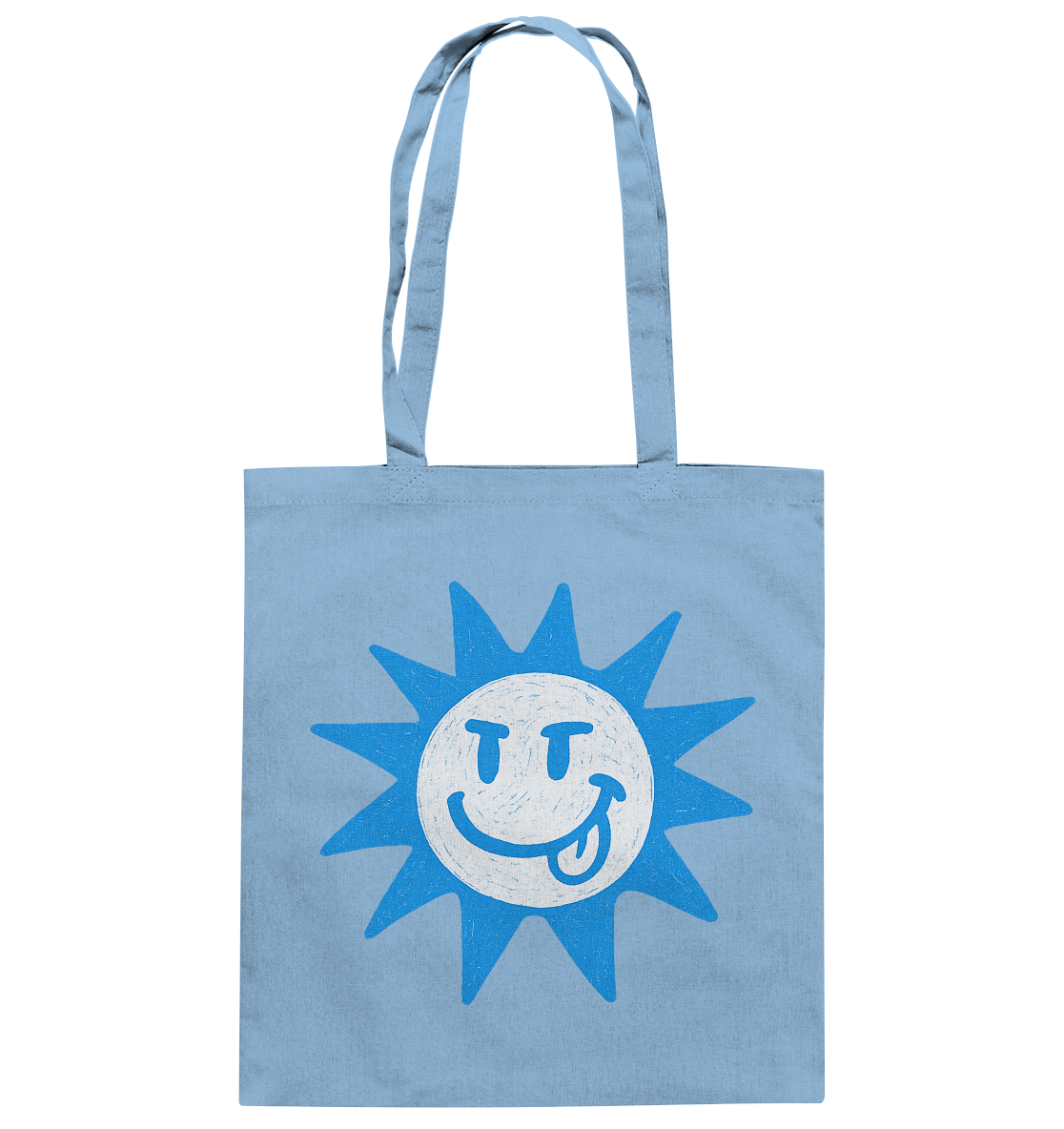 Blue sunburn - Baumwolltasche